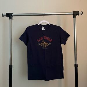 Navy Las Vagas Graphic Tee